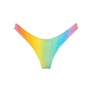 Triangl Bikini Set Inesa Ruched Cheeky High-Cut Bikini Swimwear Rainbow Medium